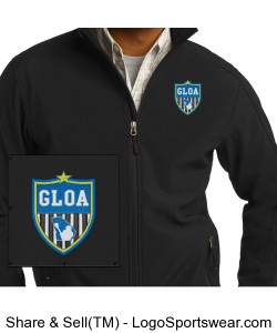GLOA Black Jacket Design Zoom